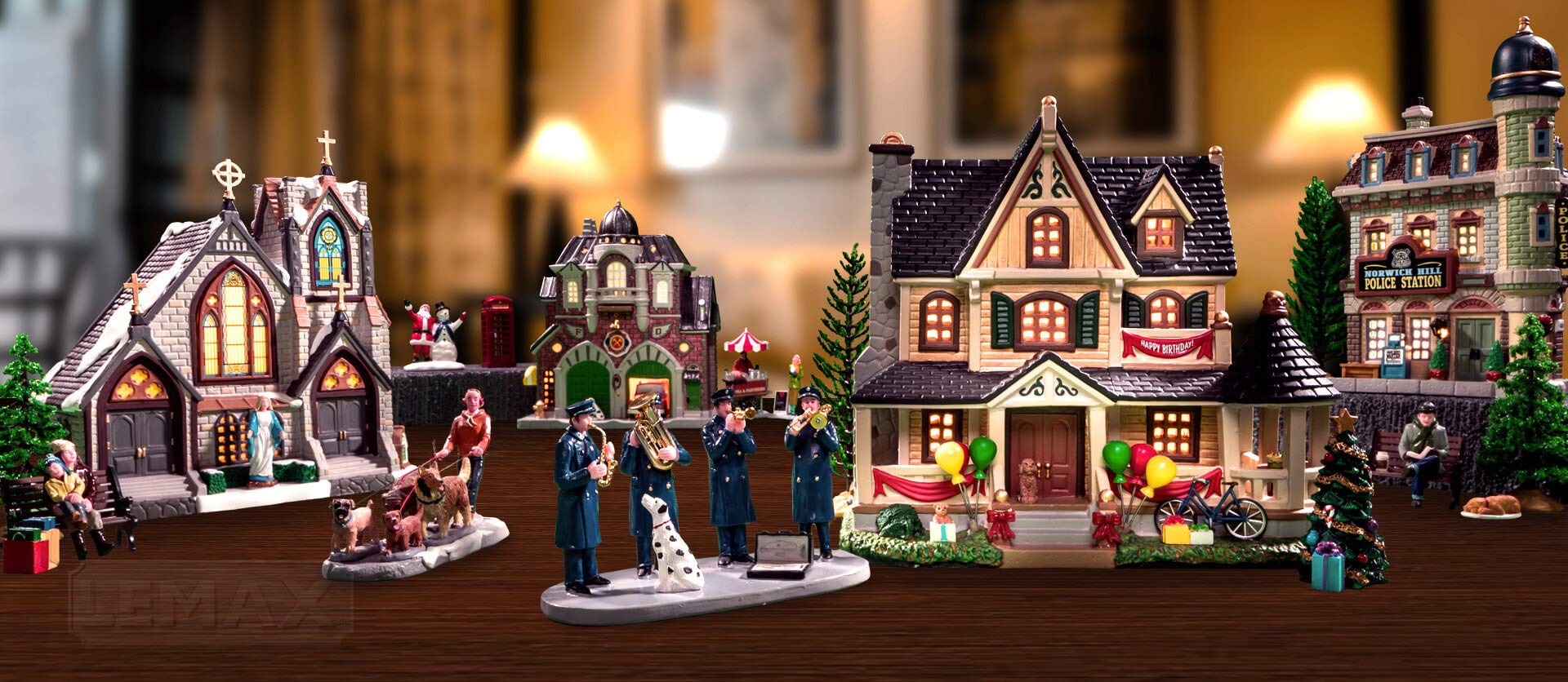 Amazon.com: Lemax Firehouse Band #93421 : Home & Kitchen